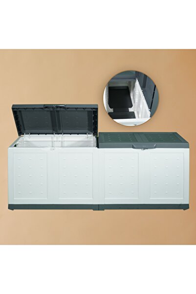 BPLAS Dıapason 160 Depolama Sandığı Gri/beyaz (490 LT)