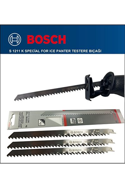 Bosch - Tilki Kuyruğu Bıçağı S 1211 K - Buz Ve Kemik Kesme 2608652900 3'lü Paket