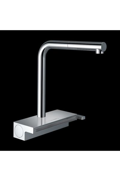 Hansgrohe Aquno Select M81 tek Kollu Eviye Bataryası 250 Çekilebilir Gaga, 2j...