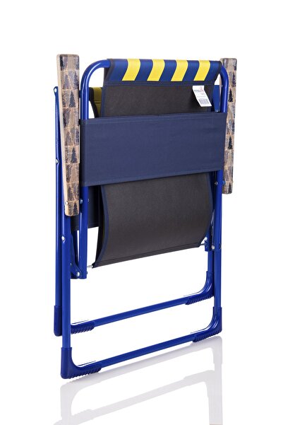 Miras Fans Pro Katlanır Sandalye, Sarı-lacivert