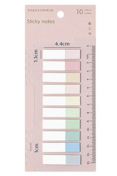 Vox Art Post-It 3 Model Adhesive Index Bookmark - 600Pcs