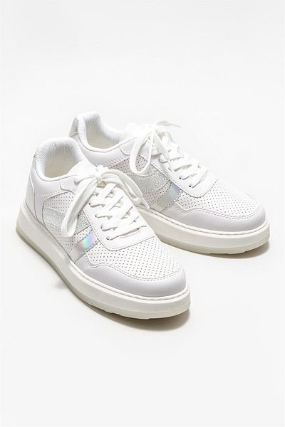 Elle Shoes White Women's Sneakers