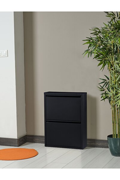 Alveon 2 Li Metal Ayakkabılık Siyah