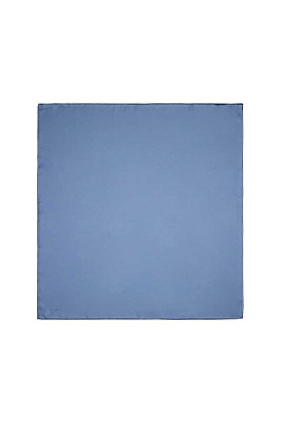 Bursa İpek Μεταξωτό μαντήλι ίντιγκο σε απλό σχέδιο τουίλ