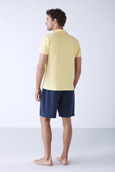 Penyemood Ft Luxury Polo Collar Shorts Set - Ft201