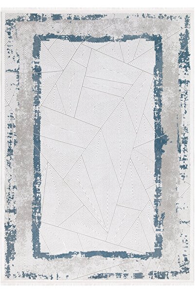 İpek Mekik Halı Gaspara 14857 Yumuşak Dokulu Etnik Ve Modern Desenli Makine D...