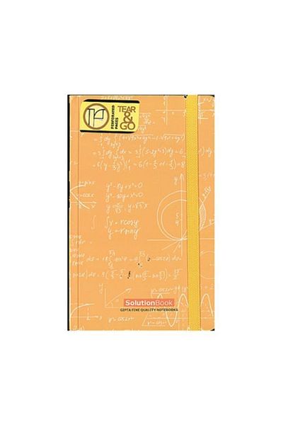 Gıpta Solution Book 13x21 Lined Silk Stitched Hard Cover Notebook