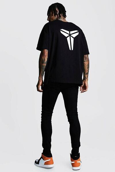 Adrift Buğraterzimoda Black Kobe Bryant Signed Oversize T-Shirt Blackkobe