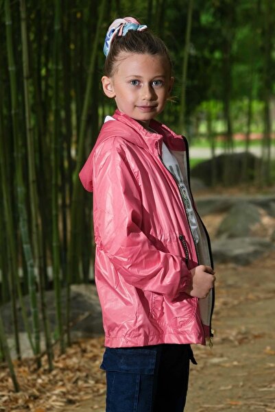 Pina Kids Αδιάβροχο για κορίτσια με κουκούλα Αδιάβροχο 5-14 ετών