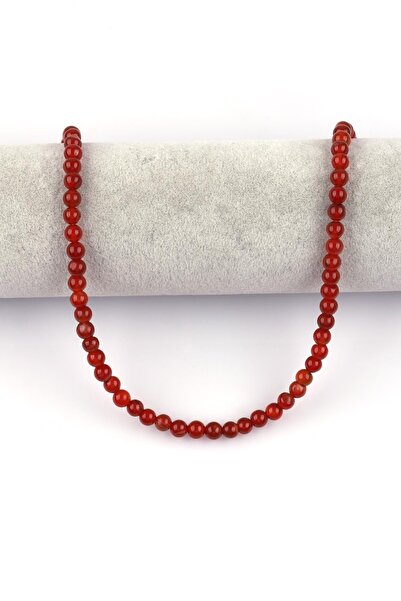 Alibaba Doğaltaş Açık Kahverengi Akik Doğal Taş Dizi 6 Mm Küre Kesim