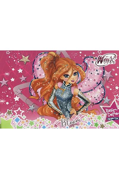 Gıpta Caiet de pictură Winx cu spirală 25x35 15 coli 4829