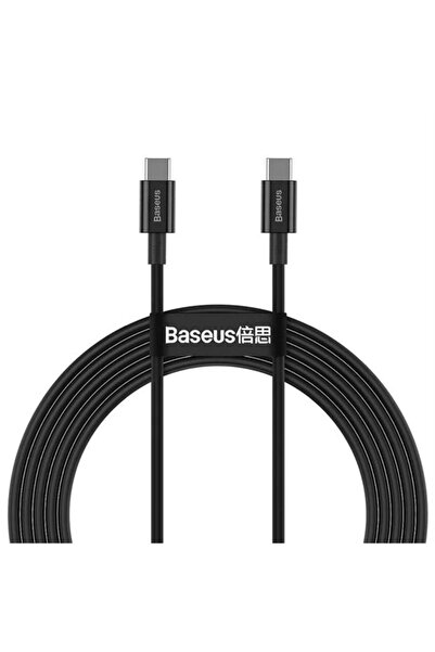 Baseus Superior Series 100w Type-c To Type-c Hızlı Data Şarj Kablosu 1m Siyah