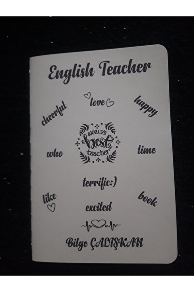 SİRİUS El Yapımı Dikişli Defter Ingilizce Öğretmeni