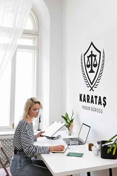 boldwallz Avukatlara Ve Hukuk Bürolarına Adalet Terazili Isim Yazılı Dekorati...