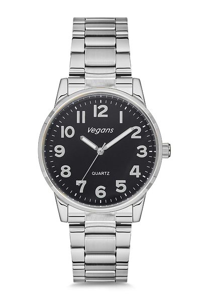 Vegans 5122 Steel Strap Men's Wristwatch
