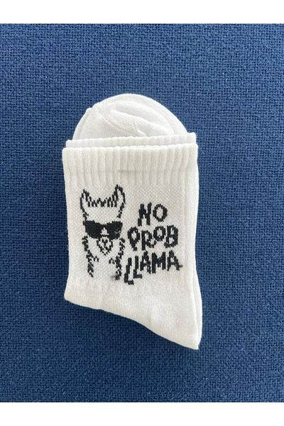 Touz Χωρίς ανιχνευτές Unisex White College Κάλτσες