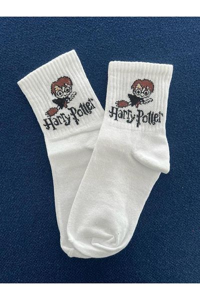 Touz Unisex White College Socks - Chouze HP