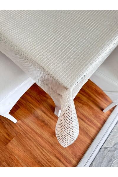 LİMAY مفرش طاولة من البولي فينيل كلوريد غير مثقوب بنمط مربعات