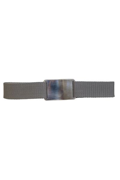 GoDeri 2023 New Season - Unisex Nickel Matte Flat Buckle and Smoke Column Belt 4 Cm Cut