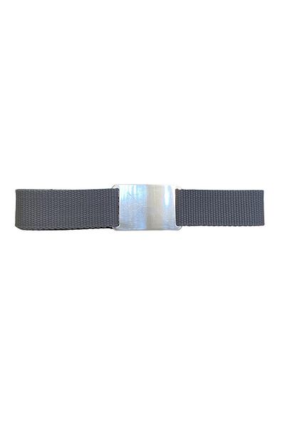 GoDeri Νέα σεζόν 2023 - Unisex Nickel Shiny Flat Buckle Smoked Belt - 4 cm