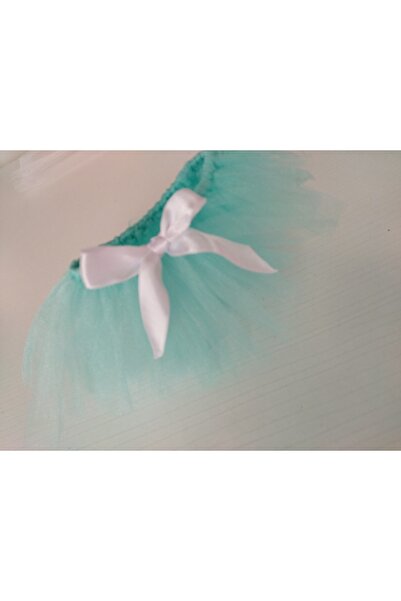 Canbutik تنورة توتو للكلاب والقطط باللون الأخضر المائي