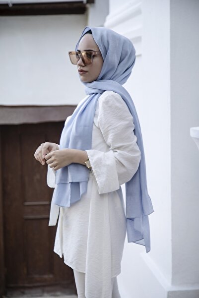 ZENİPEK Janjan Abiye Şal - Mavi