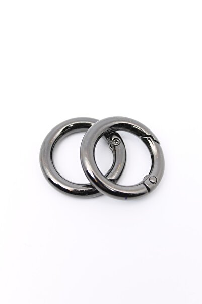 ERDAL DERİ Μαύρο νικέλιο χρωματιστό ελατηριωτό δαχτυλίδι, πλεκτό και ψάθινο α...