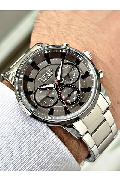 Ferrucci Funcition Multi Function Men's Wristwatch 3 Atm Waterproof