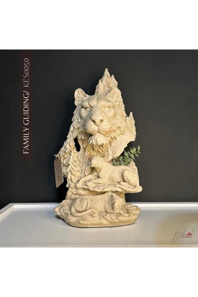 MÜKEMEL kaplan Ailesini yansıtan bu heykel, salon dekoru zarif dokunuşlar ekl...