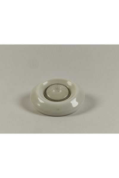 Kariyer Astar 2.5 Cm Footed Polyester White 15 Pieces Buttons