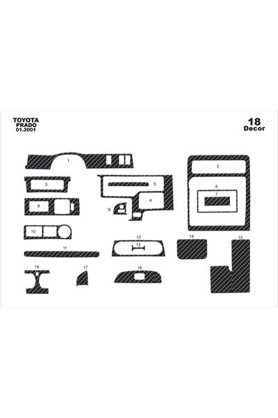 meriç cockpit design ميريتش ®   تويوتا برادو تنجيد صندوق اليد امامي اسود لامع...