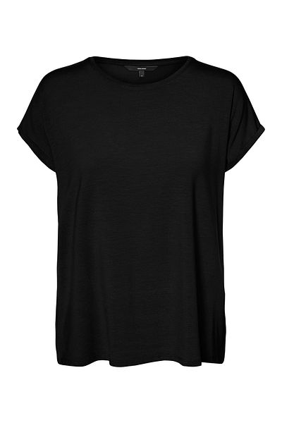 Veromoda Curve Vero Moda Curve Damen/Mädchen Schwarzes T-Shirt