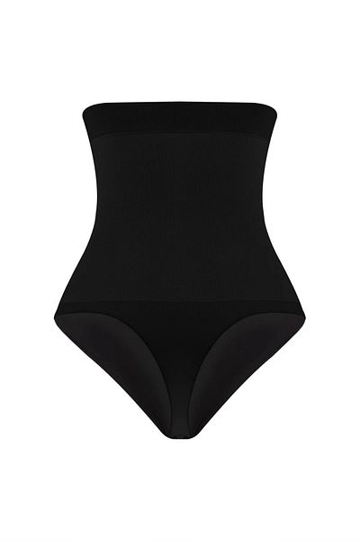 SAUNA SUIT Waist And Belly Slimming Shaping Panties Corset Women's String Corset 1 Size Slimming Seamless