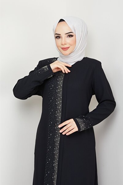 KMKkombin Women's Summer Hidden Zipper Honeycomb Fabric Hijab Topcoat