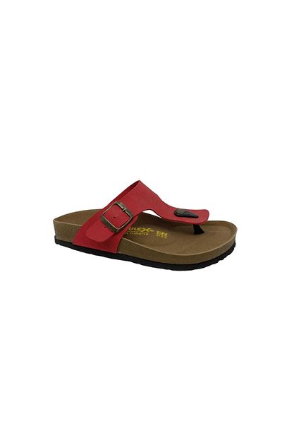 Zerhan 1251 Unisex Red Flip Flops Παντόφλες καθημερινής χρήσης