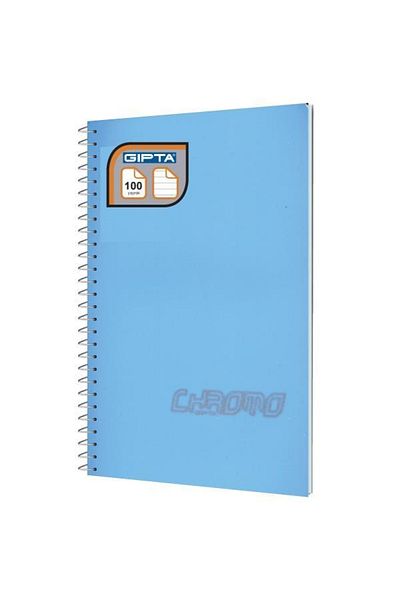 Gıpta Chromo A4 100 Sheets Spiraled Lined Notebook