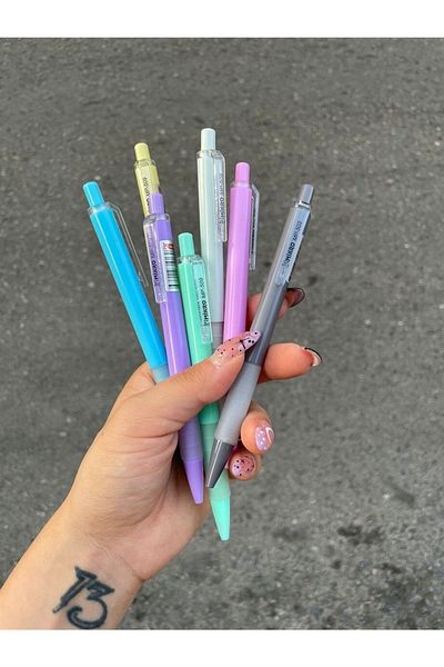 Planet Butik Micro Easy Grip Versatil Pen Set of 7