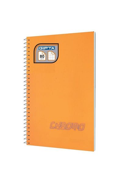 Gıpta Chromo A4 80 Sheets Spiral Checked Notebook