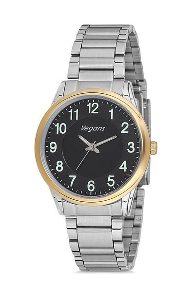 Vegans Men's Wristwatch with 5135 Steel Strap
