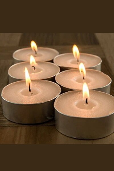 OriaLight 40 gr Beyaz Maxi Tealight Mum 4'lü