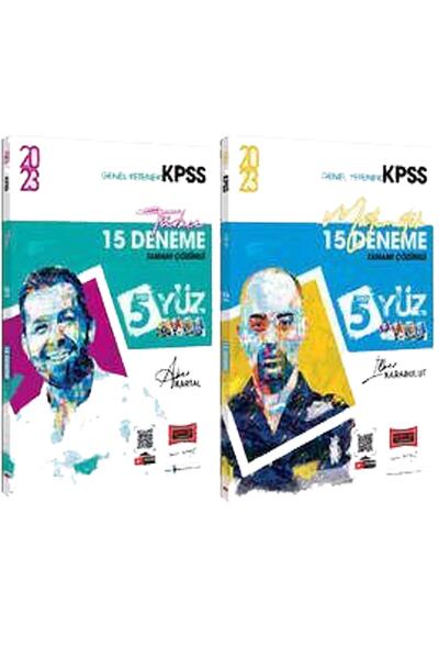 Yargı Yayınları 2023 Kpss 5yüz Türkçe Matematik Tamamı Çözümlü 15 Deneme