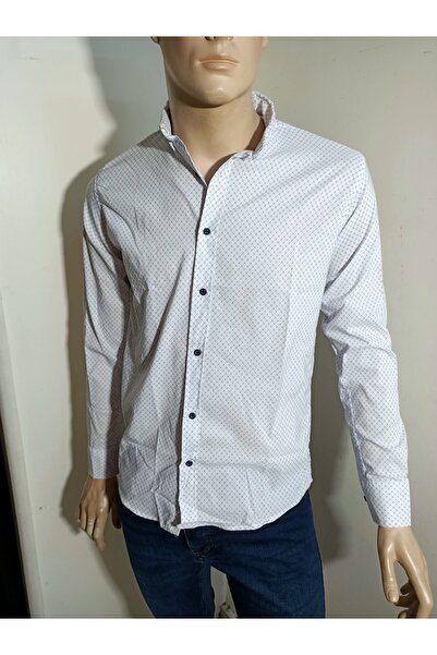 PACHOZ Спортивна сорочка зі струнким кроєм та ґудзиками на комірі