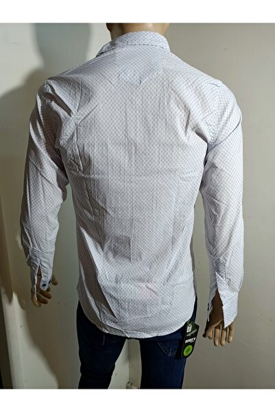 PACHOZ Спортивна сорочка зі струнким кроєм та ґудзиками на комірі