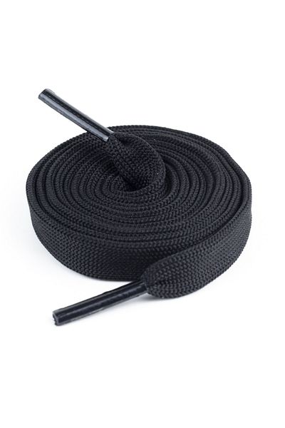 AiryFooT Extra Wide Flat Sports Laces Shoe Laces, Sports, Converse Shoe Laces Mcqueen 120cm Black
