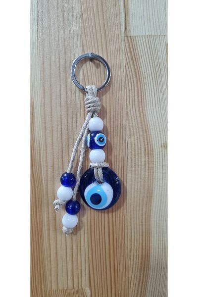 erdoğan hobi Keychain Charm Keychain Jute String Ornament Car Ornament Bag Ornament Evil Eye Beaded Keychain