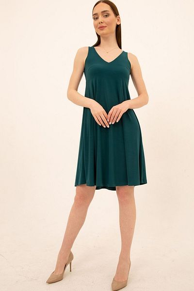 Laranor Φόρεμα Emerald Green V λαιμόκοψη
