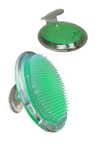 LAND OF MYTH Lom1421 Shaving Anti-Irritation Brush, for Face, Underarm, Leg, Bikini Area (Green)