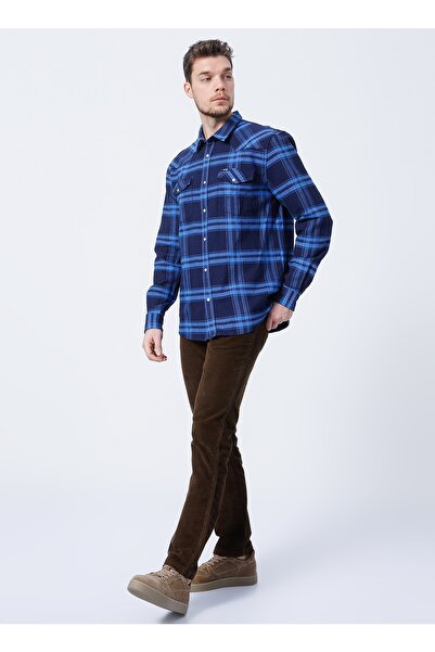 WRANGLER Normal Bel Slim Fit Kahve Erkek Chino Pantolon W12SEC455_Texas Slim ...