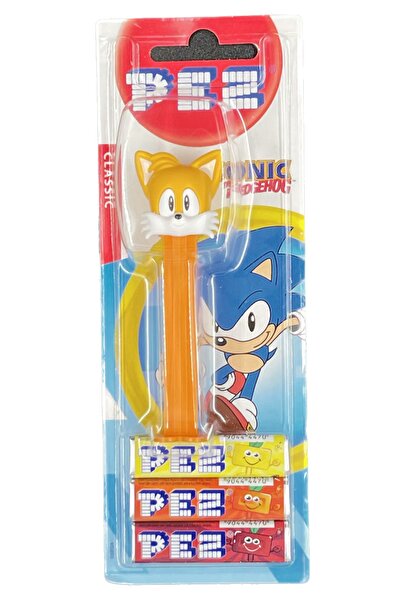 Pez موزع ألعاب 3 مرخص من سونيك + 9 عبوات حلوى