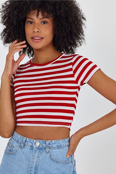 ASEDE Tricou cu dungi pentru damă